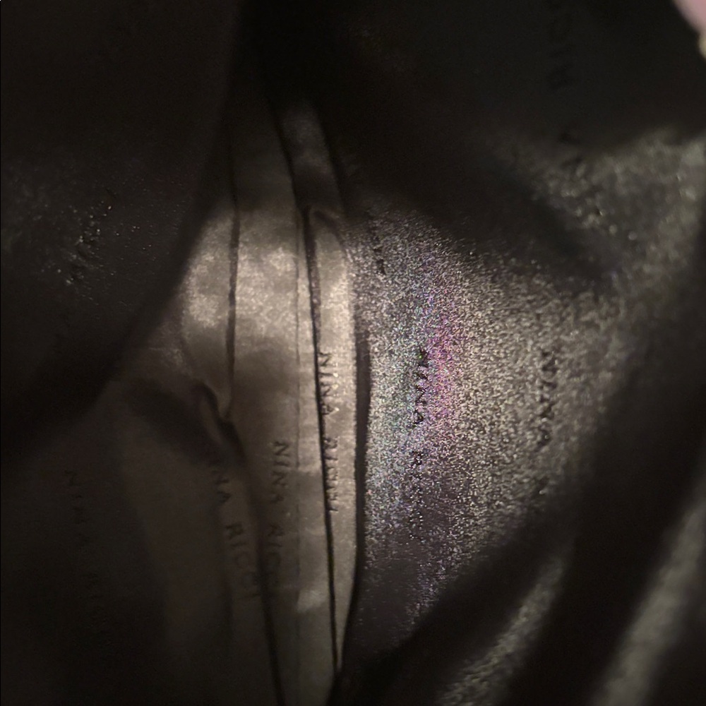 Nina Ricci Brown Tote with Orange Scarf Accent - Picture 7 of 9